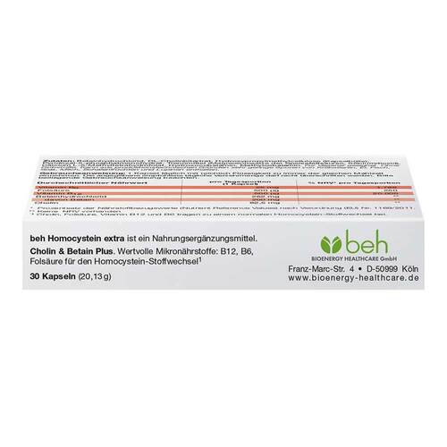 Beh Homocystein extra Kapseln - 4