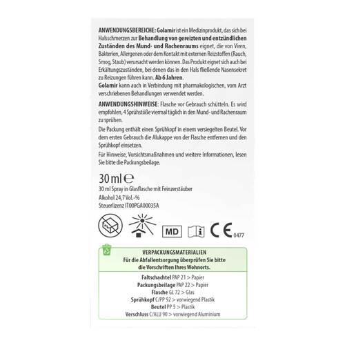 Golamir Spray forte - 3
