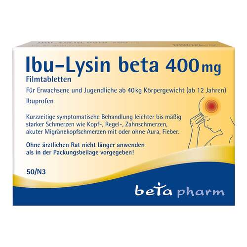 Ibu-Lysin beta 400 mg Filmtabletten - 1