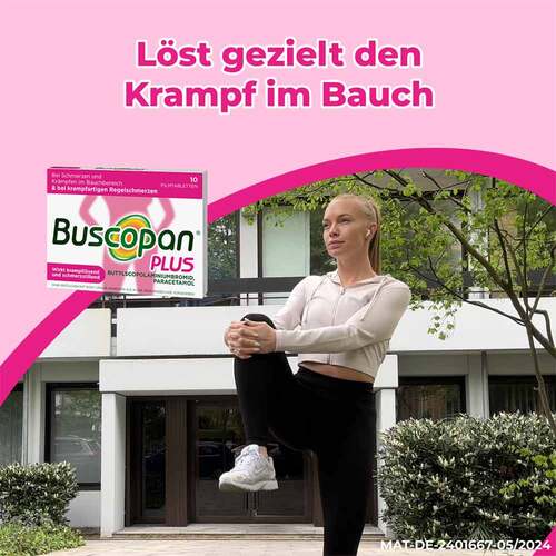 Buscopan PLUS bei Bauchkr&auml;mpfen und Regelschmerzen - 5