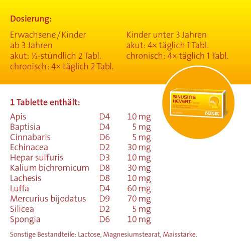 Sinusitis Hevert Tabletten - 5