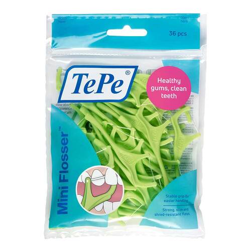 TePe Mini Flosser Vorgespannte Zahnseidehalter - 1
