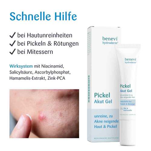 Benevi Hydroderm Pickel Akut Gel - 2