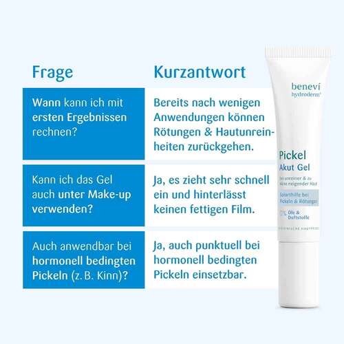 Benevi Hydroderm Pickel Akut Gel - 3