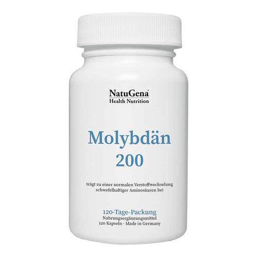 Molybd&auml;n 200 vegan + hochdosiert Kapseln - 1