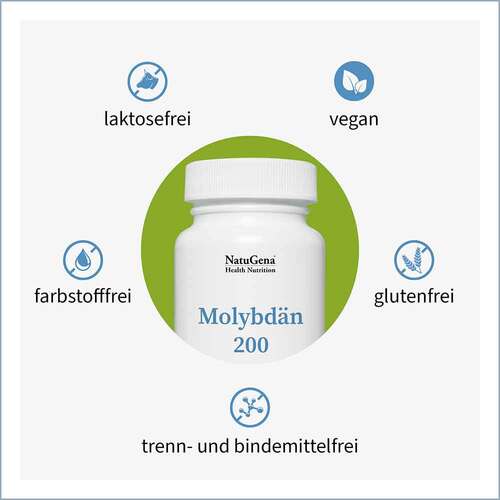 Molybd&auml;n 200 vegan + hochdosiert Kapseln - 3