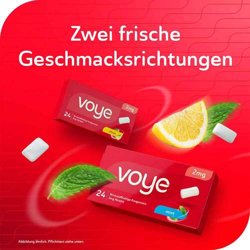 Voye 4 mg wirkstoffhaltige Kaugummis mit Nikotin Citrus - 7