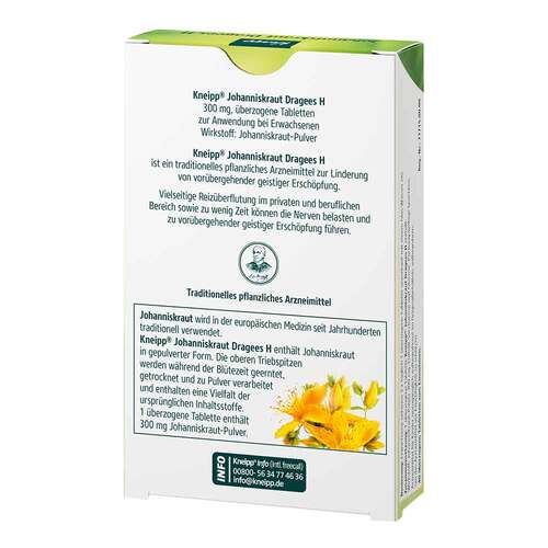 Kneipp Johanniskraut Dragees H - 2