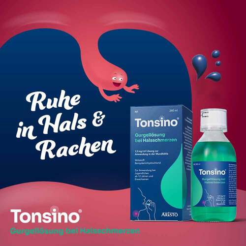 Tonsino Gurgell&ouml;sung bei Halsschmerzen - 2