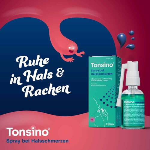 Tonsino Spray bei Halsschmerzen - 2