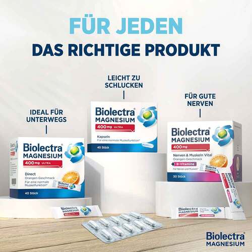 Biolectra Magnesium 250 mg Muskeln &amp; Knochen Aktiv Kautabletten - 4