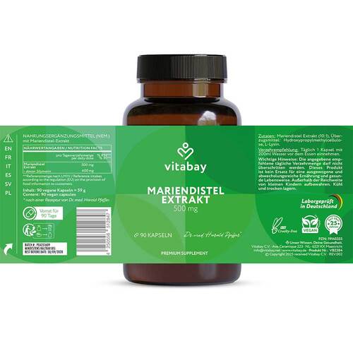 Mariendistel 500 mg Extrakt Kapseln - 5