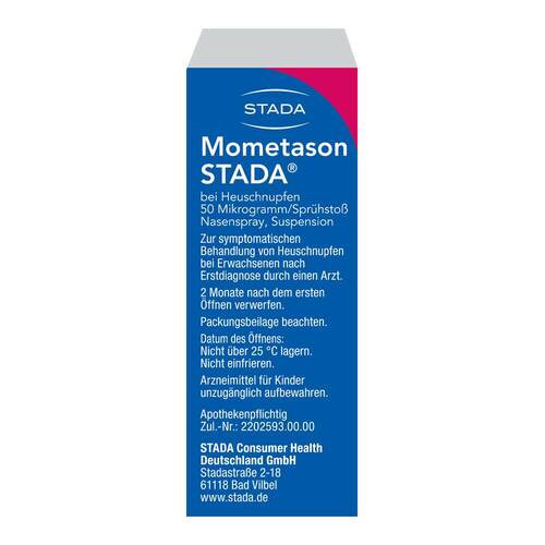 Mometason STADA Heuschnupfenspray 50 µg / Spr&uuml;hs.140 - 2