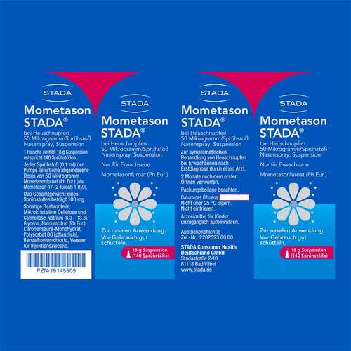 Mometason STADA Heuschnupfenspray 50 µg / Spr&uuml;hs.140 - 6