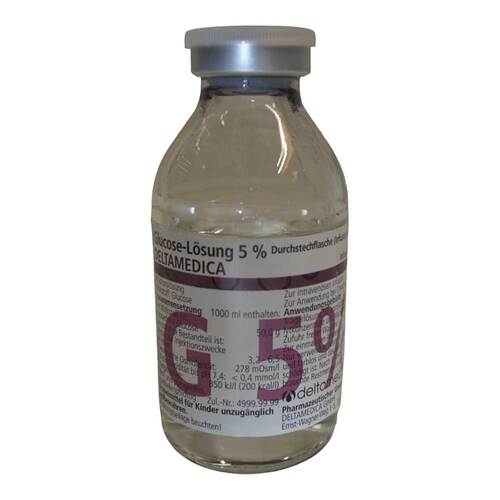 Glucose 5% Deltamedica Infusionsl&ouml;sung Glasflasche  - 2