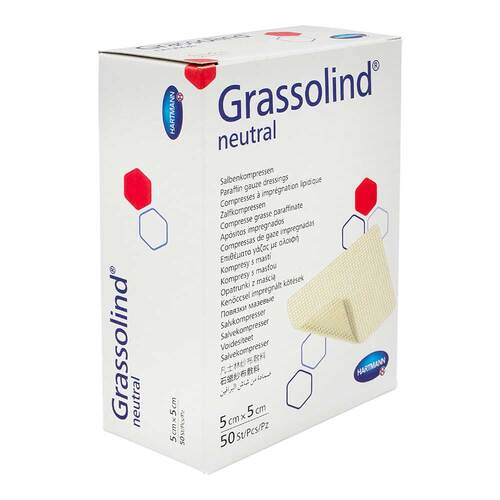 Grassolind Salbenkompressen 5x5 cm steril - 1