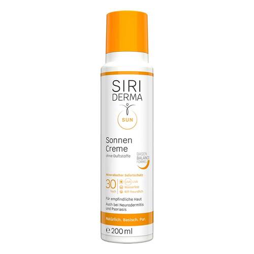 Siriderma Sonnencreme LSF 30 ohne Duftstoffe - 1