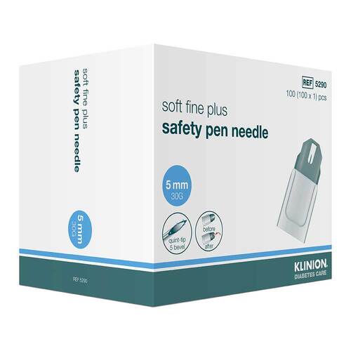 Klinion Soft fine plus safety Pen-Nadeln 5 mm 30 G - 1