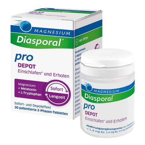 Magnesium Diasporal pro Depot Einschlafen + Erholen - 1