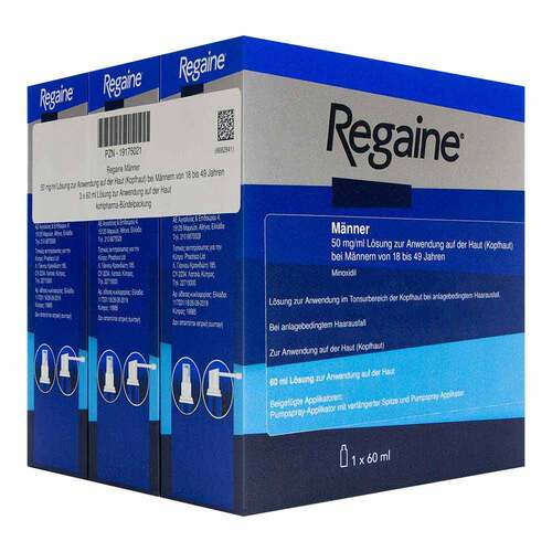 Regaine M&auml;nner 50 mg / ml L&ouml;sung z.Anw.a.d.Kopfhaut - 1