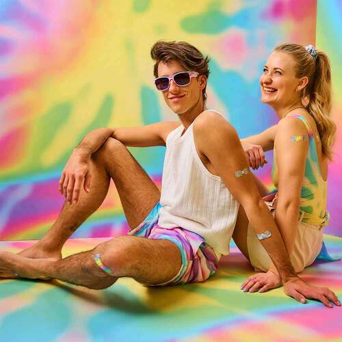 Wild Stripes waterproof secure Rainbow Int Pflaster  - 7