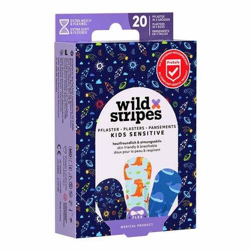 Wild Stripes Kids sensitive Space Int Pflaster - 1