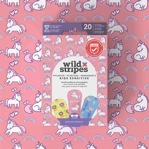 Wild Stripes Kids sensitive Fantasy Int Pflaster - 6