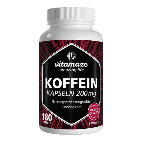 Koffein 200 mg hochdosierte Kapseln - 1