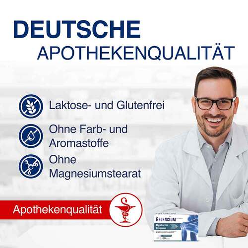 Gelencium Hyaluron Intense hochdosiert mit Vitamin C Kapseln  - 2