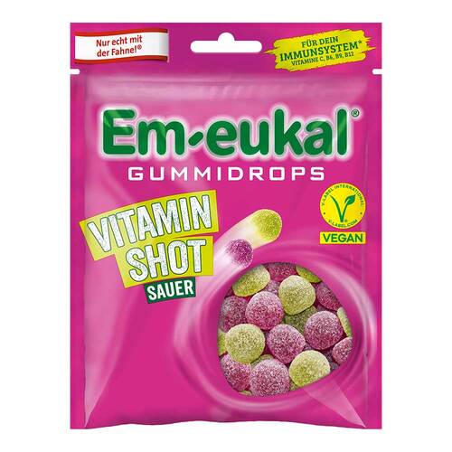 EM-Eukal Gummidrops Vitamin SHOT vegan zuckerhalt. - 1