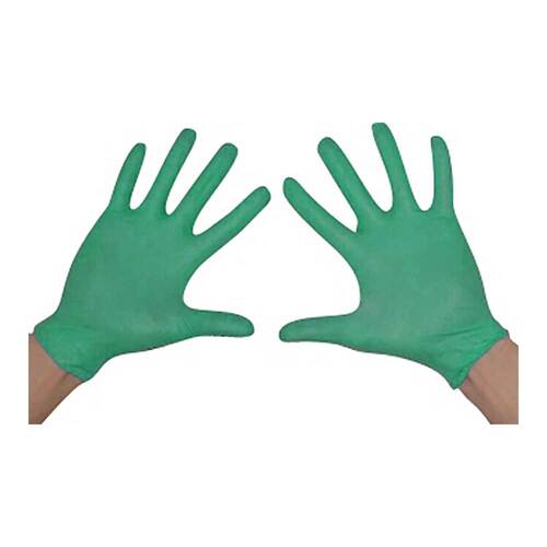 Handschuhe Einmal Nitril Bio M gr&uuml;n - 1