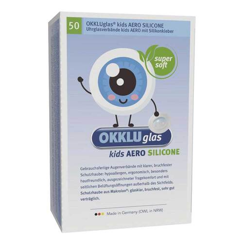 Okkluglas kids Aero Silicone Uhrglasv.Silikonkleb. - 1