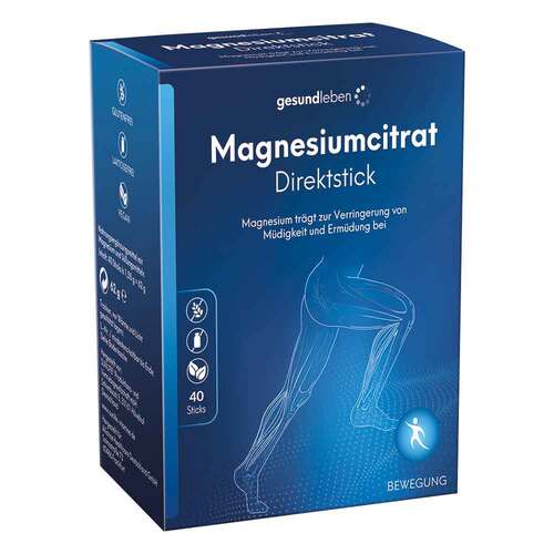Gesund Leben Magnesiumcitrat Direktstick Pulver - 1