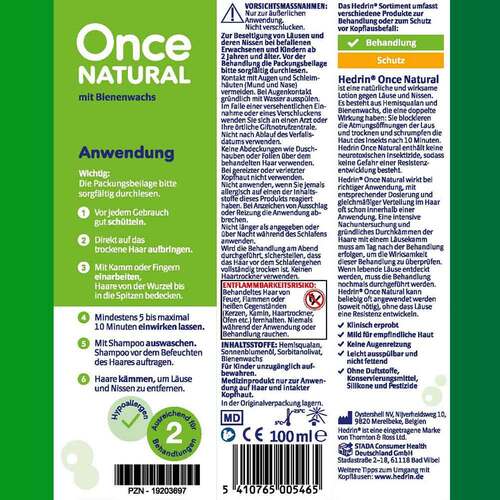 Hedrin Once Natural - 9