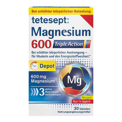 Tetesept Magnesium 600 Triple Action Filmtabletten - 1
