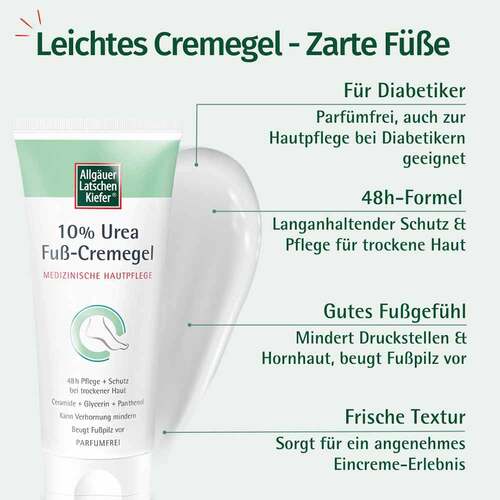 Allg&auml;uer Latschenkiefer 10% Urea Fu&szlig; Cremegel - 3