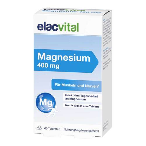 Elacvital Magnesium 400 mg Filmtabletten - 1
