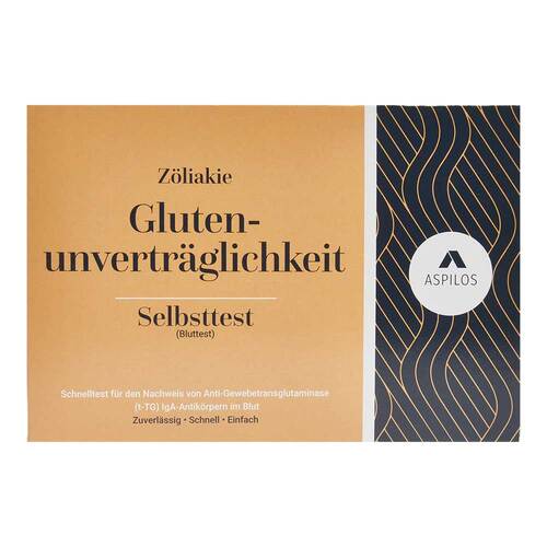 Aspilos Schnelltest Glutenunvertr&auml;gl.Z&ouml;liakie Blut - 1