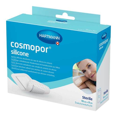 Cosmopor silicone Wundverband 8x10 cm - 1
