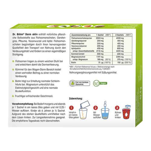 Dr. B&ouml;hm Darm aktiv Pulver - 2