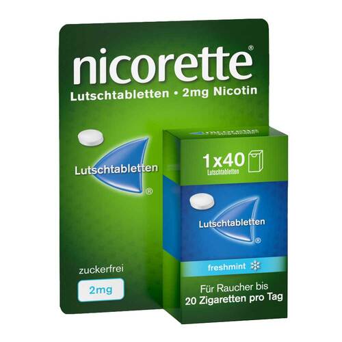 Nicorette freshmint 2 mg Lutschtabletten gepresst - 1