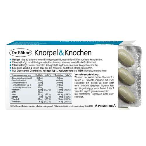 Dr. B&ouml;hm Knorpel &amp; Knochen Tabletten - 2