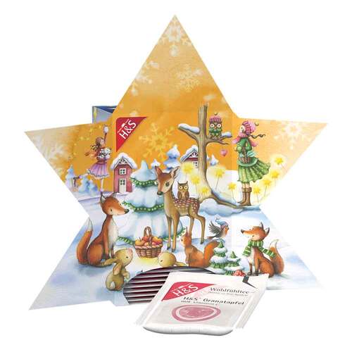 H&S Adventskalender Stern Filterbeutel - 1