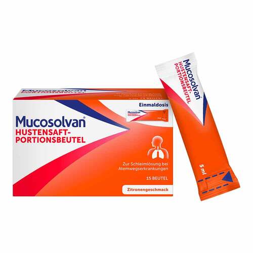 Mucosolvan Hustensaft-Portionsbeutel mit 30 mg Ambroxol - 2