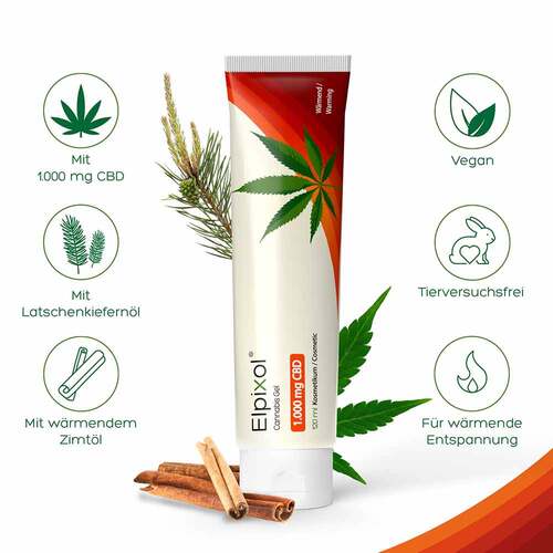 Cannabis Gel 1000 mg W&auml;rme Gel Elpixol - 4