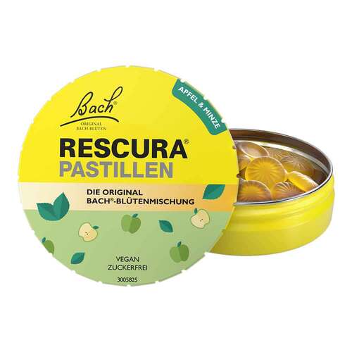 Bachbl&uuml;ten Original Rescura Pastillen Apfel-Minze - 1