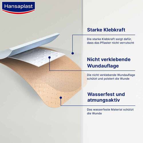 Hansaplast Universal Pflaster wasserfest 6 cmx1 m - 3