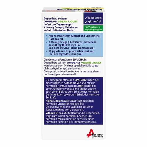 Doppelherz Omega-3 vegan Liquid 2000 system - 4