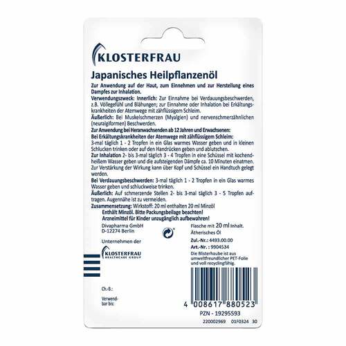 Klosterfrau Japanisches Heilpflanzen&ouml;l - 2