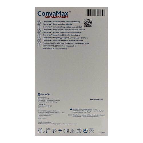 Convamax Superabsorber adh&auml;siv 7,5x7,5 cm - 2